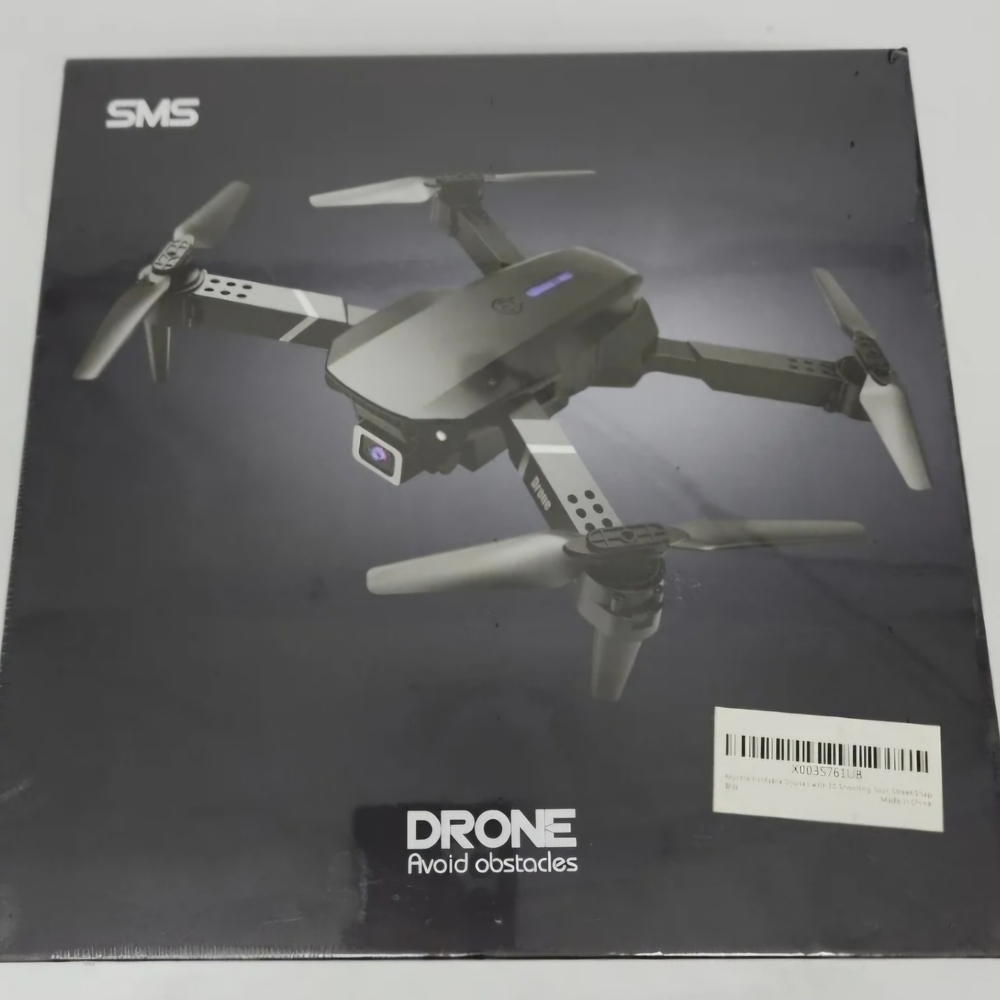 Black Drone with Obstacle Avoidance